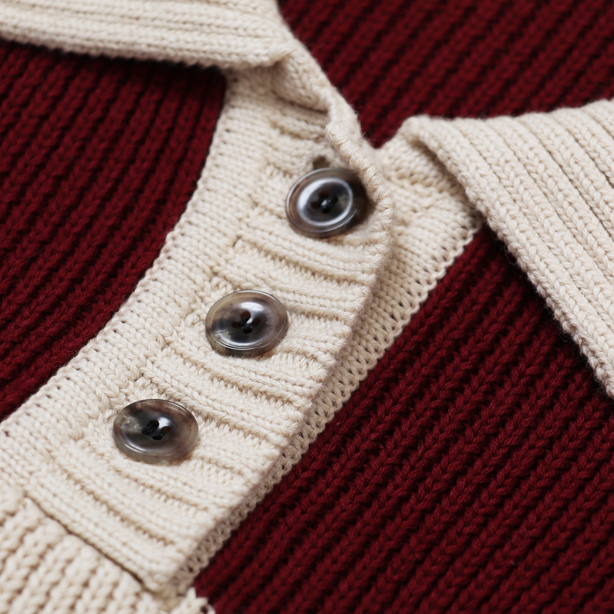 STRIPE SWEATER RED