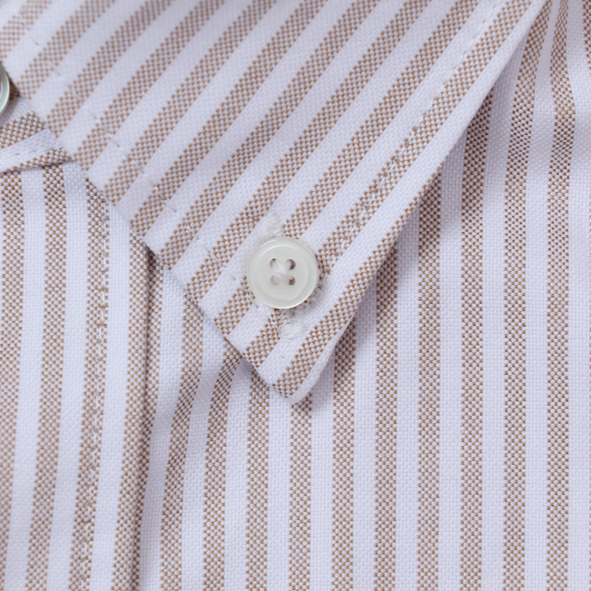 STRIPE SHIRT BROWN