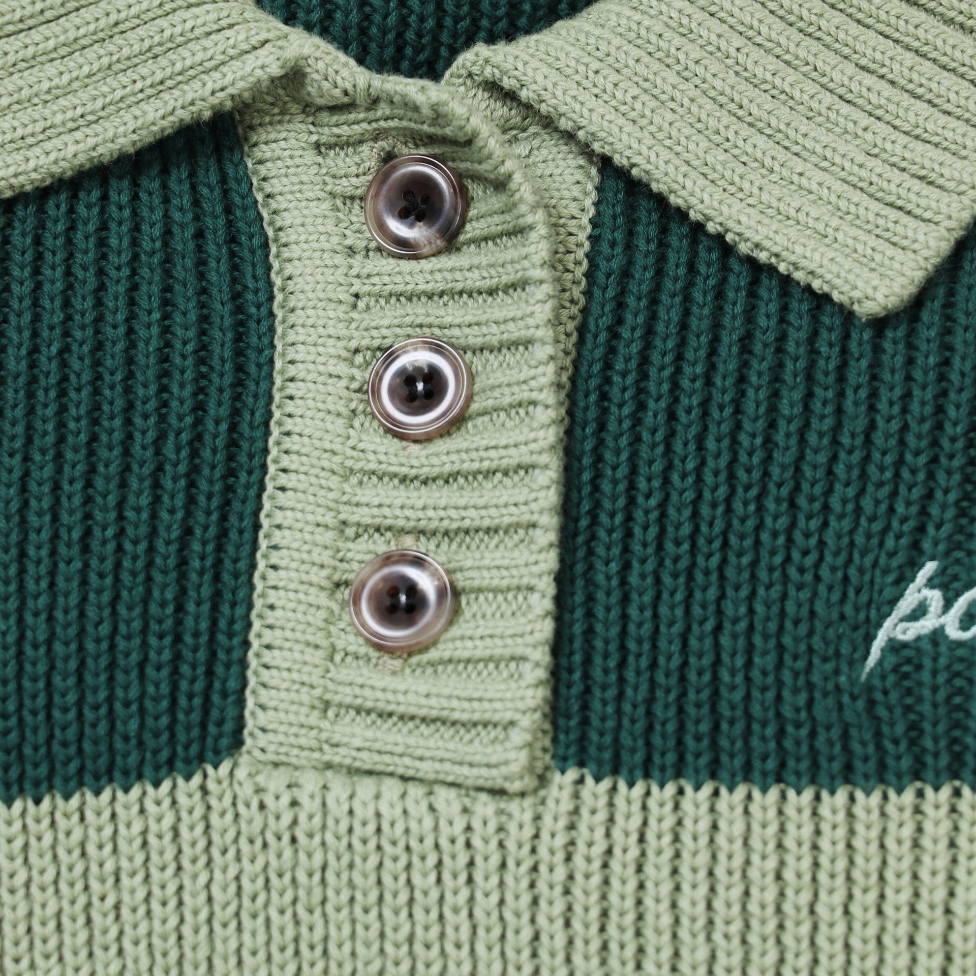 STRIPE SWEATER GREEN