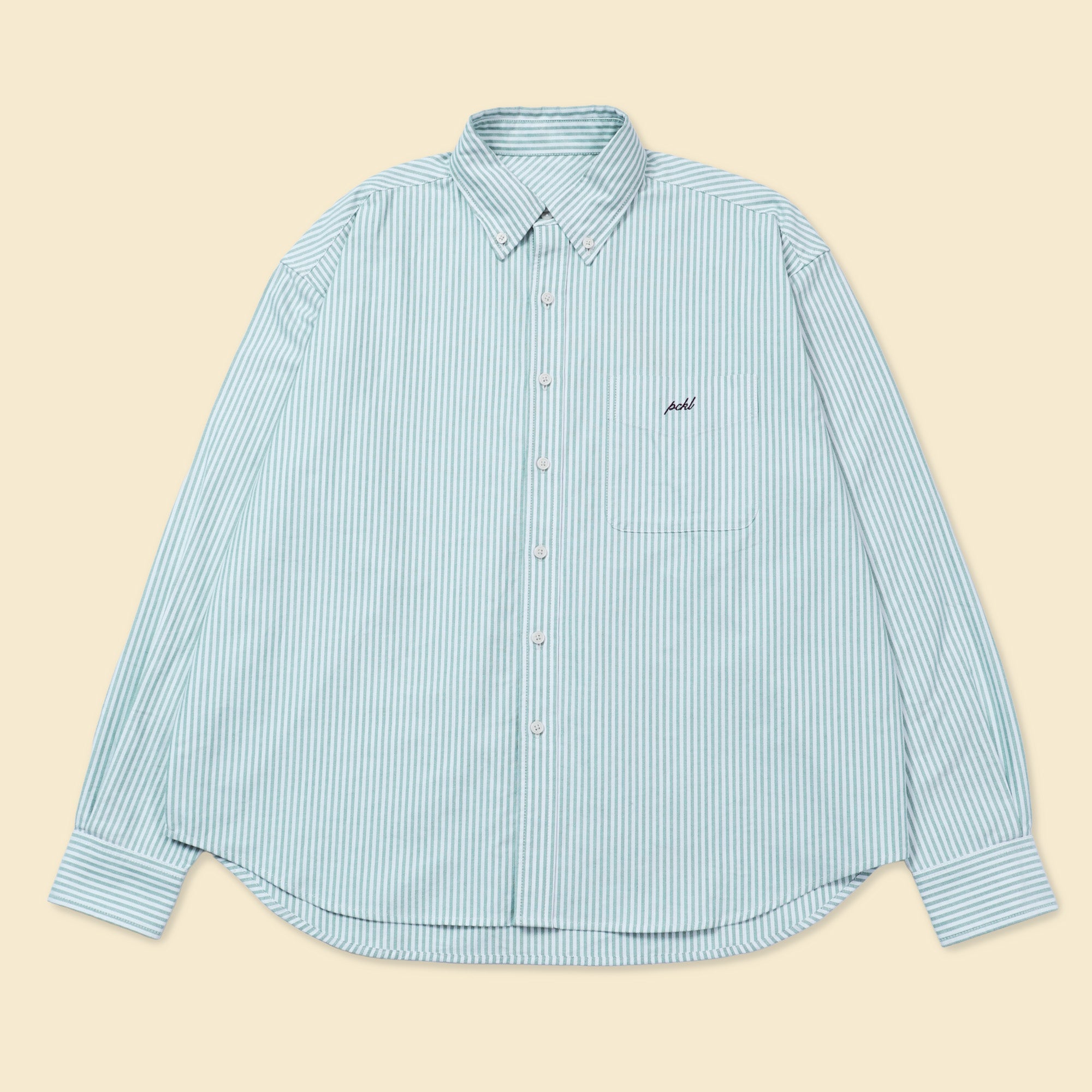 STRIPE SHIRT GREEN